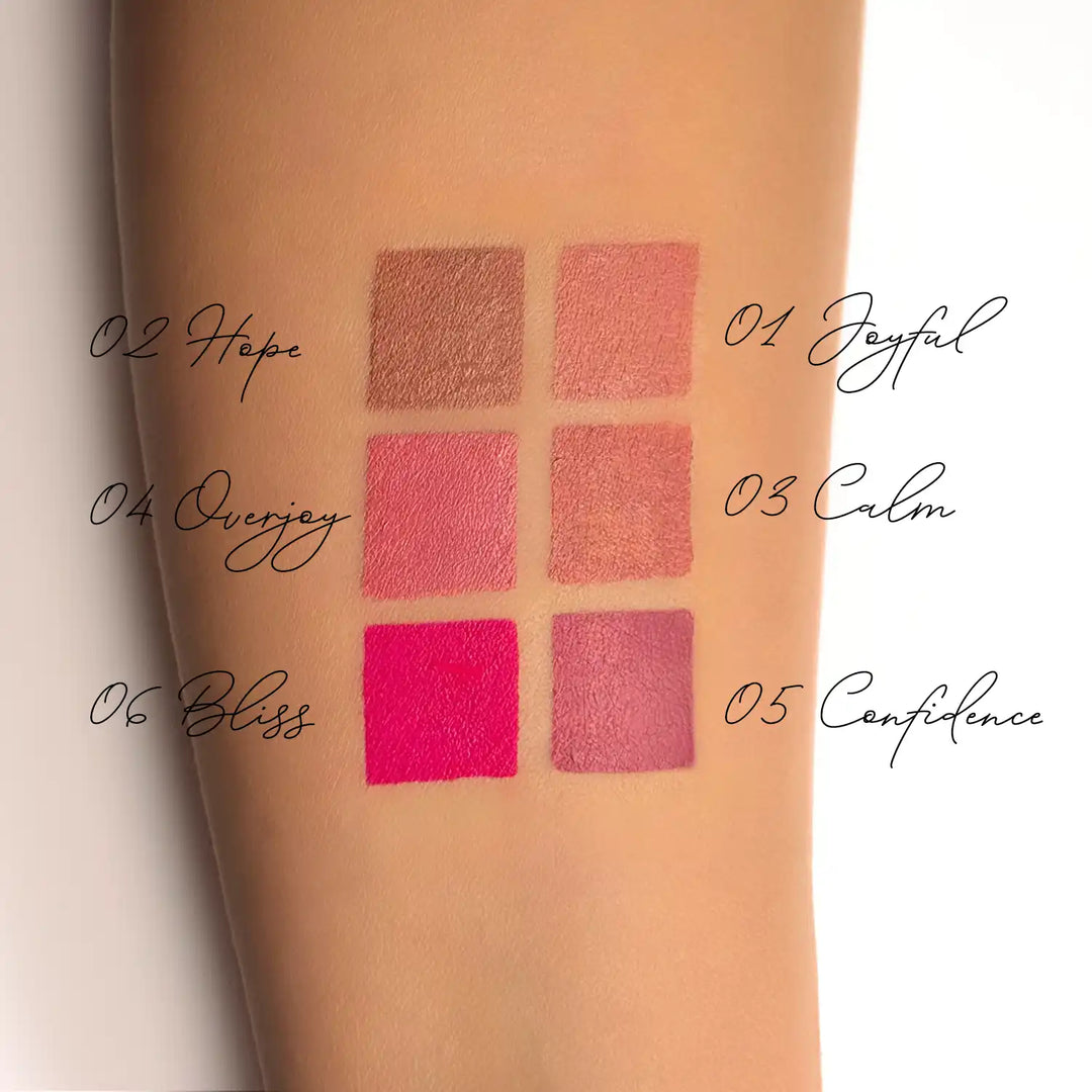 Claresa MATTE MOOD skysti lūpų dažai 7 ml – 04 OVERJOY Naguprieziura