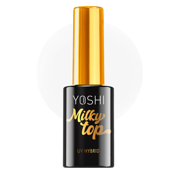 Gelinio lako viršutinis sluoksnis Top Milky YOSHI  10 ml