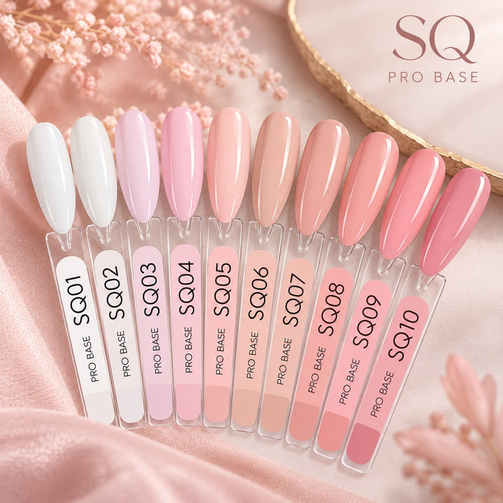 MOON Full Nude PRO Base – spalvota maskuojanti bazė nagams SQ02, 30 ml Moon FULL