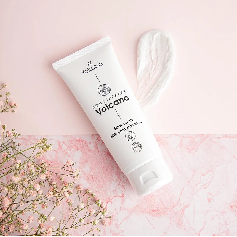 Vulkaninis pėdų pilingas su vulkanine lava Podotherapy Yokaba 100 ml