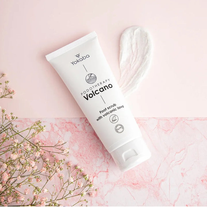 Vulkaninis pėdų pilingas su vulkanine lava Podotherapy Yokaba 100 ml