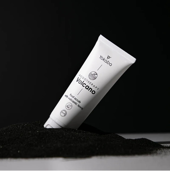 Vulkaninis pėdų pilingas su vulkanine lava Podotherapy Yokaba 100 ml