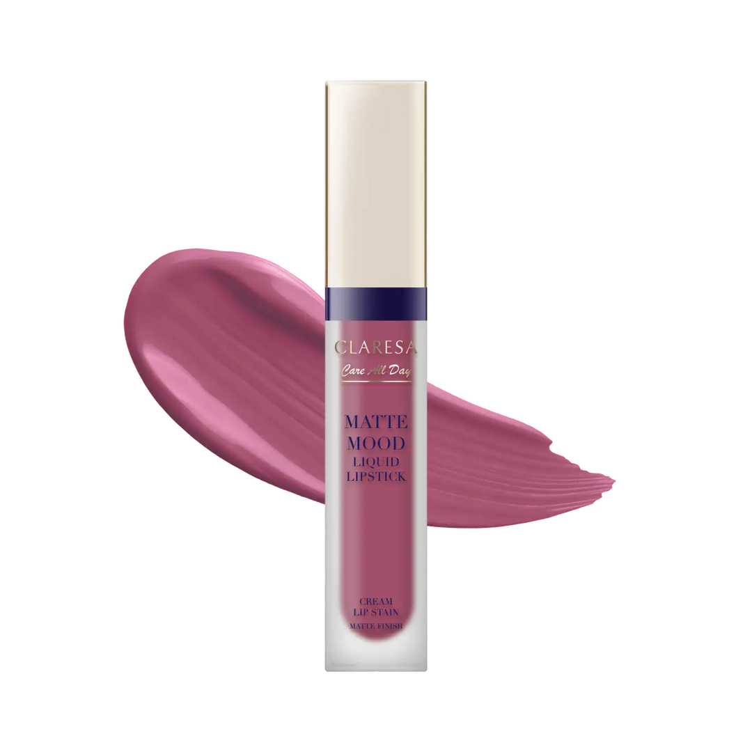 Claresa MATTE MOOD skysti lūpų dažai 7 ml – 04 OVERJOY Naguprieziura