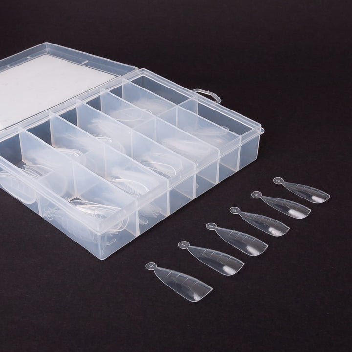 Skaidrios nagų priauginimo formelės „Dual Form“ Stylistic Naguprieziura