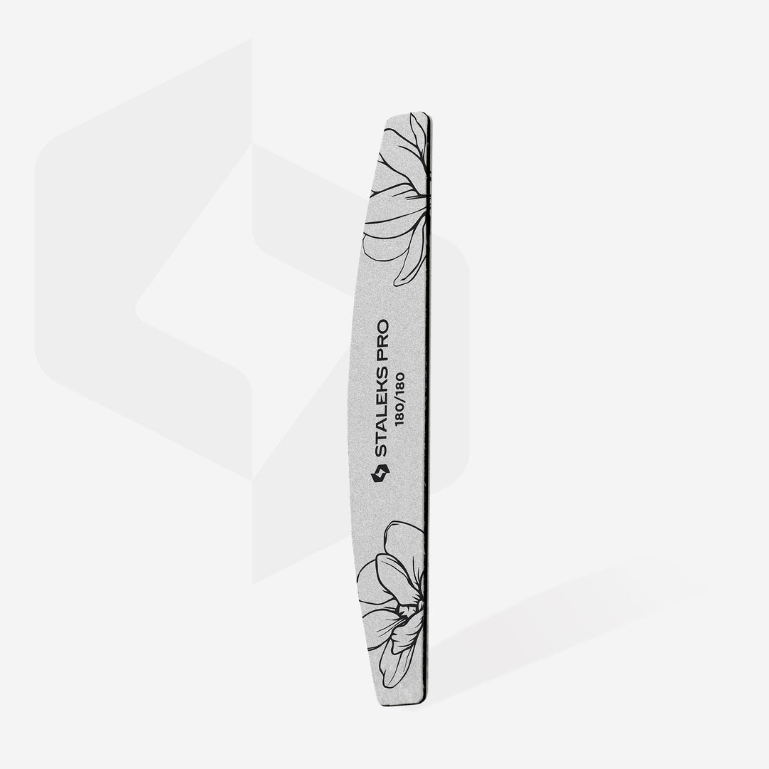 Dildė nagams laivelio-pusmėnulio formos STALEKS EXPERT 40 180/240 (saugi pakuotė) Naguprieziura