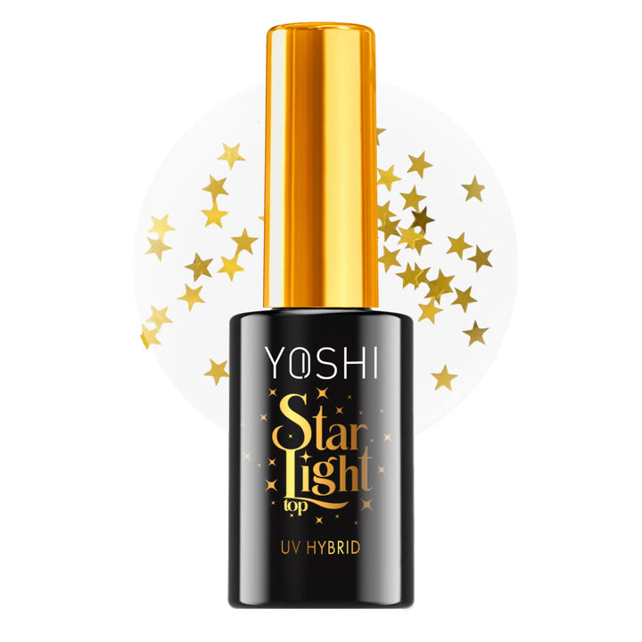 Gelinio lako viršutinis sluoksnis Top Star Light YOSHI  10 ml
