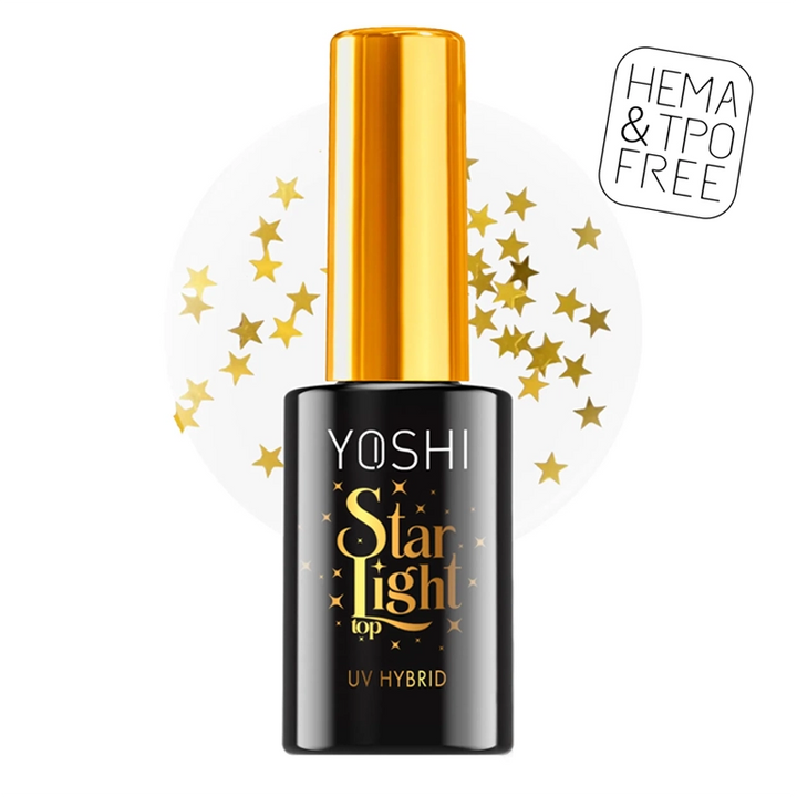 Gelinio lako viršutinis sluoksnis Top Star Light YOSHI  10 ml