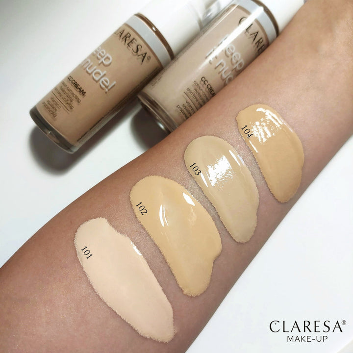 CLARESA drėkinamasis kremas–pagrindas KEEP IT NUDE 101 LIGHT 34 g Naguprieziura