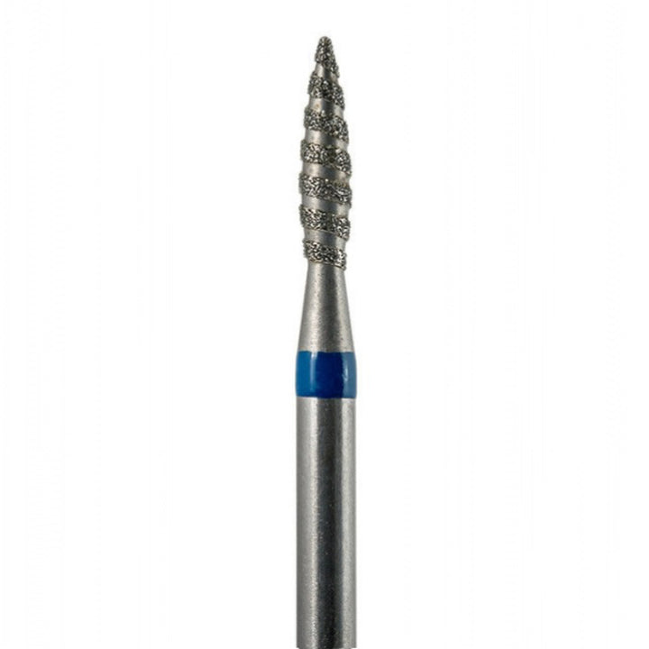 Deimantinis frezos antgalis „Liepsnelė – Tornadas“ mėlynas 2.1 mm VLADMIVA