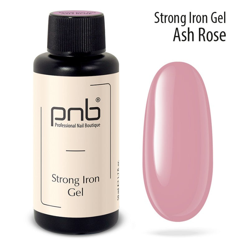 Modeliuojantis gelis Strong Iron Gel PNB ASH ROSE  50 ml