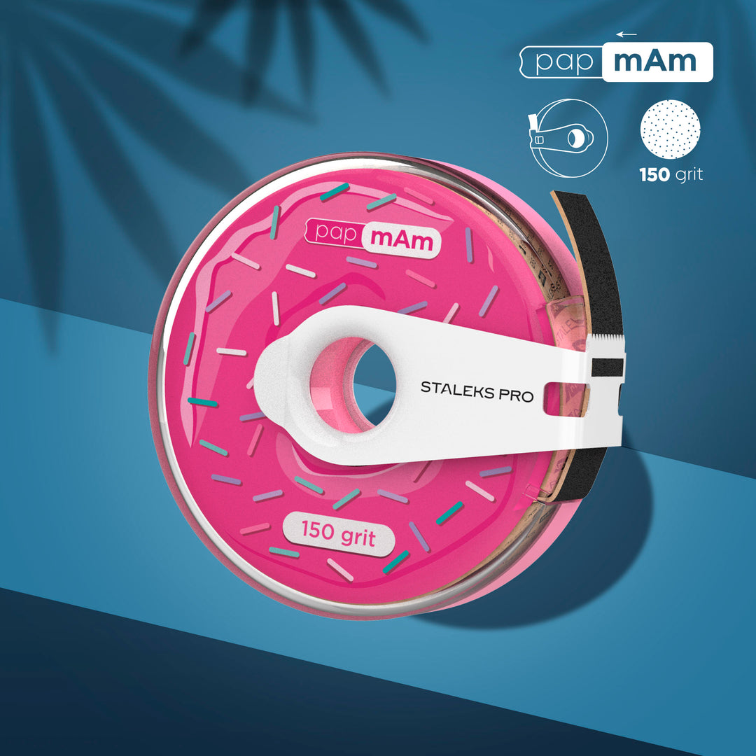 STALEKS PRO užmaunami dildės abrazyvai ritinėlyje, 150 gritų Staleks