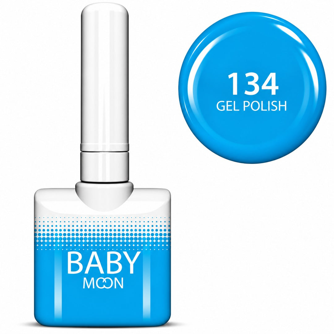 Baby Moon Premium gelinis lakas 134, 8 ml Moon FULL