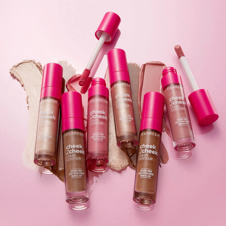 CLARESA skystas bronzeris cheek2cheek LIQUID CONTOUR 02 Sun Kissed, 7 g 4Mass