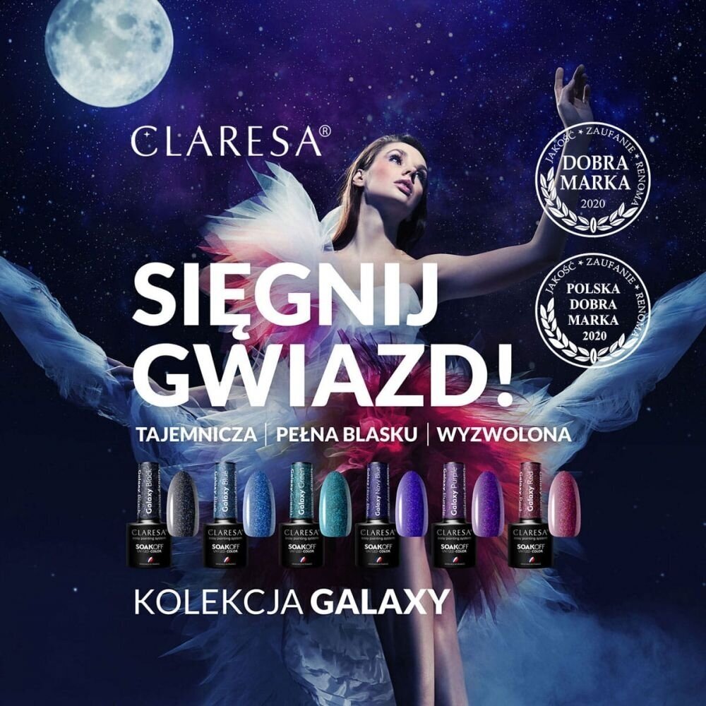 Gelinis lakas CLARESA Galaxy Green