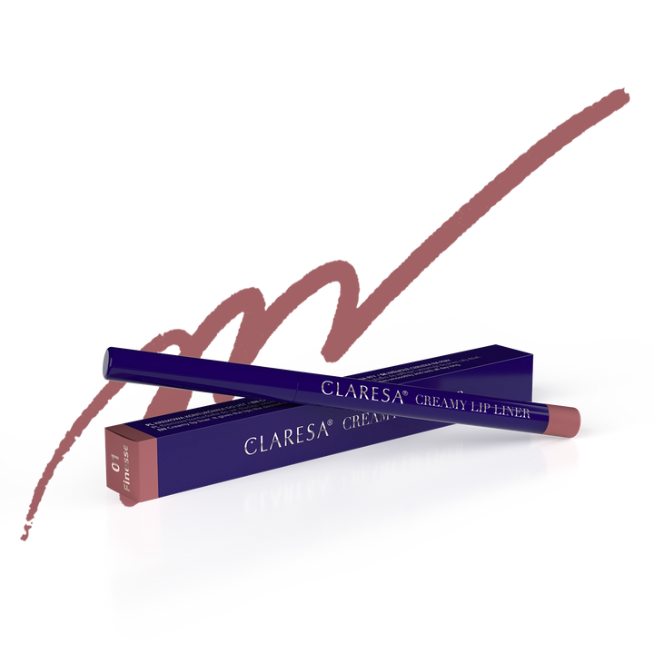 CLARESA CREAMY LIP LINER  Kreminė lūpų kontūro pieštuko priemonė 01 FINESSE, 0,35 g Naguprieziura
