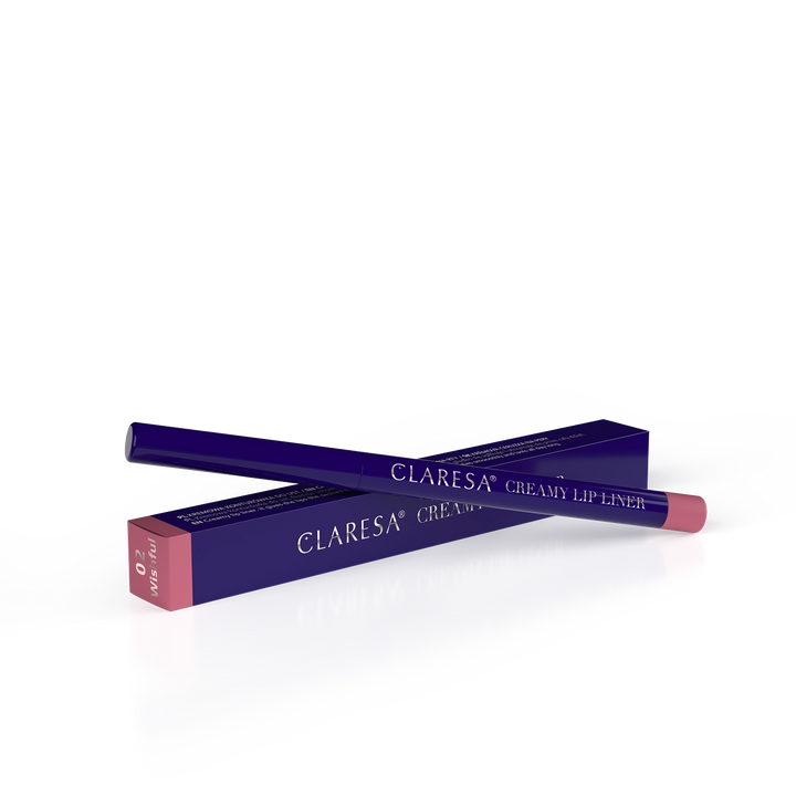 CLARESA CREAMY LIP LINER  Kreminė lūpų kontūro pieštuko priemonė 02 Wishful, 0,35 g Naguprieziura