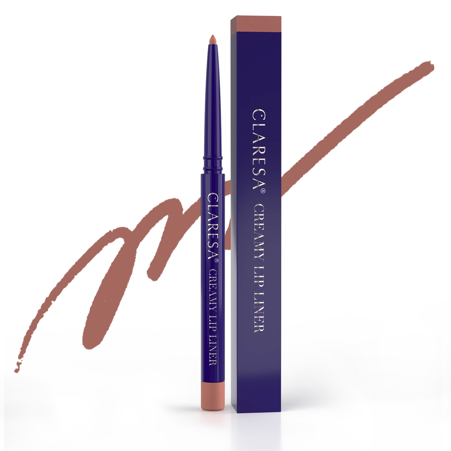 CLARESA CREAMY LIP LINER  Kreminė lūpų kontūro pieštuko priemonė 03 Charm, 0,35 g Naguprieziura