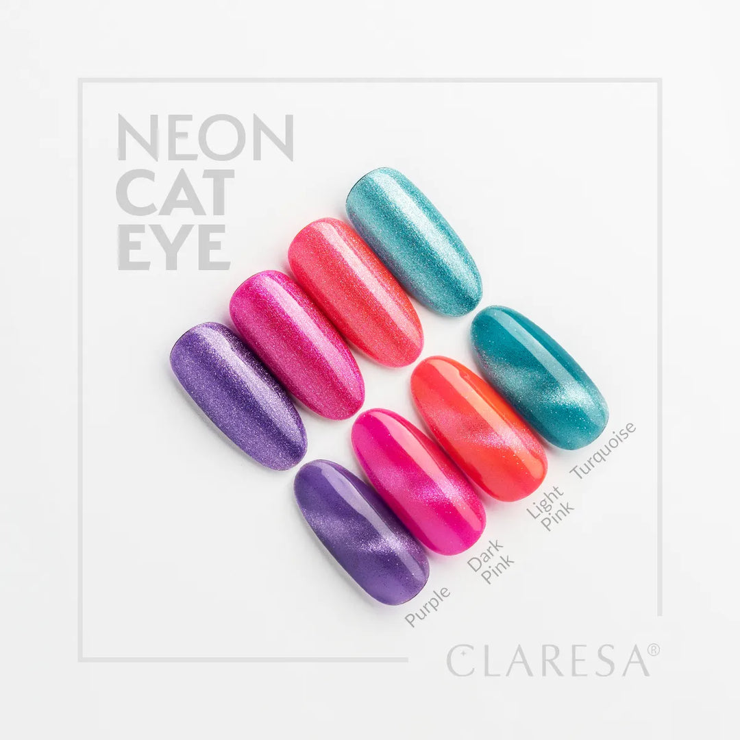 Gelinis lakas Claresa Neon Cat Eye Light Pink 5g 4Mass