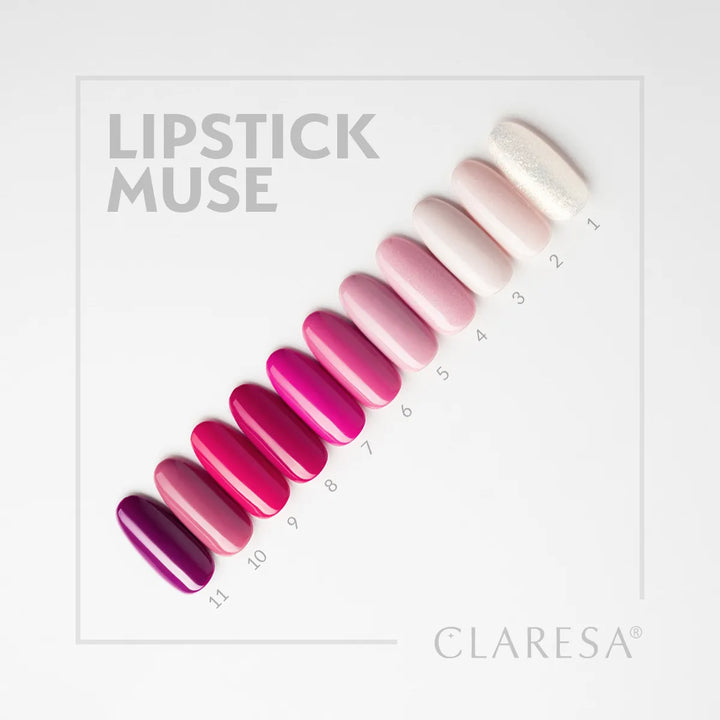 Gelinis lakas CLARESA  Lipstick Muse 01 4Mass