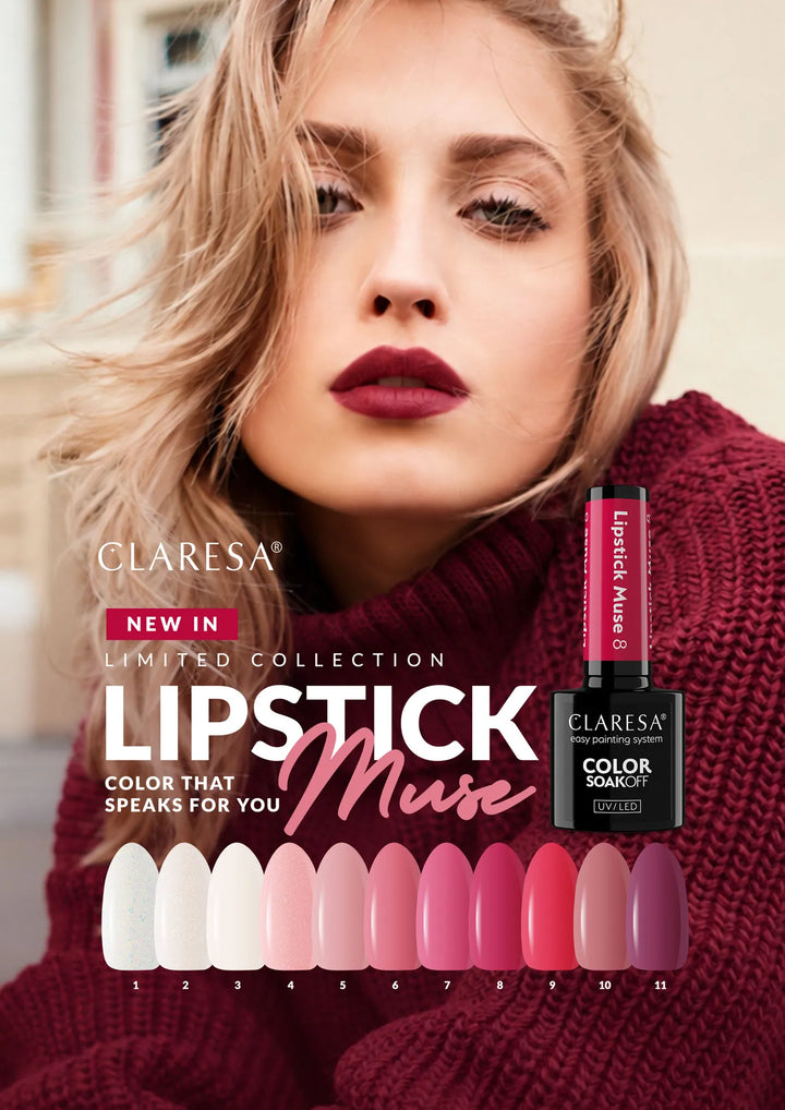 Gelinis lakas CLARESA  Lipstick Muse 03 4Mass