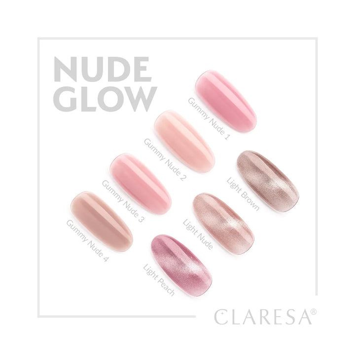 Gelinis lakas CLARESA Nude Glow Cat Eye Light Nude 5 g 4Mass
