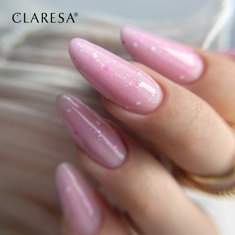 Gelinio lako viršutinis sluoksnis CLARESA Top CANDY RAINBOW 4Mass