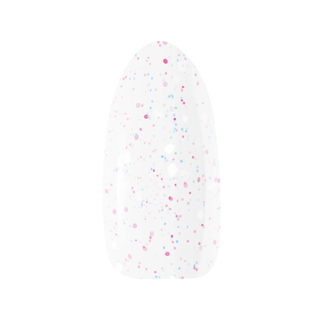 Gelinio lako viršutinis sluoksnis CLARESA Top CANDY RAINBOW 4Mass