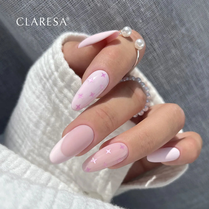 Claresa Top No Wipe Pixie Stars – gelinio lako viršutinis sluoksnis be lipnumo 4Mass