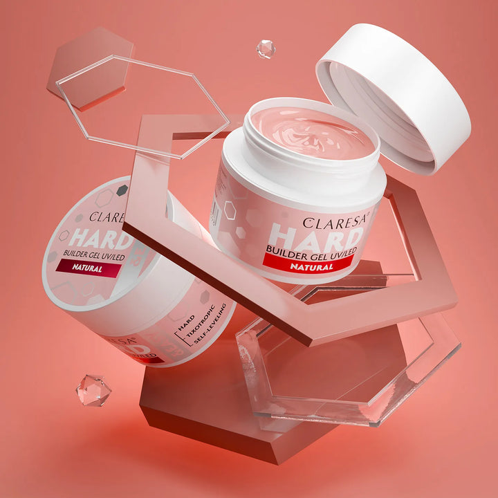 CLARESA HARD&EASY STATYBINIS GELIS NATURAL 45 g 4Mass