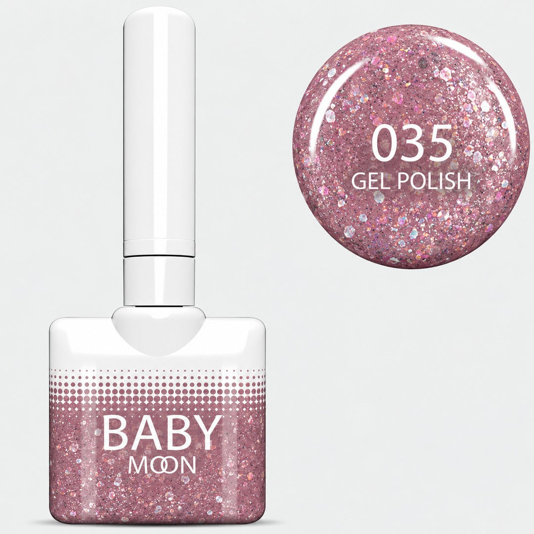Baby Moon Premium gelinis lakas 035, 8 ml Moon FULL