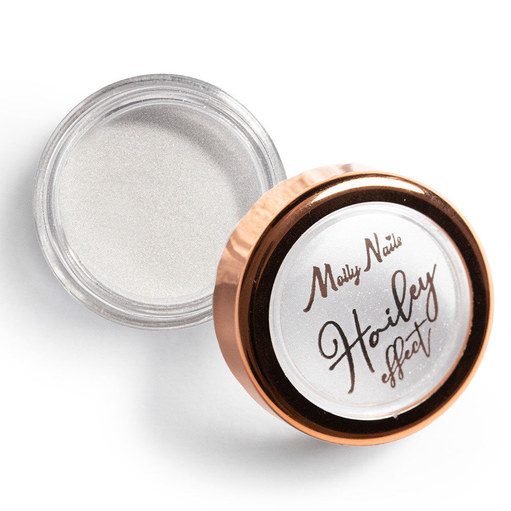 Molly Nails Hailey Effect – perlamutrinio spindesio nagų pudra, 1 g Naguprieziura