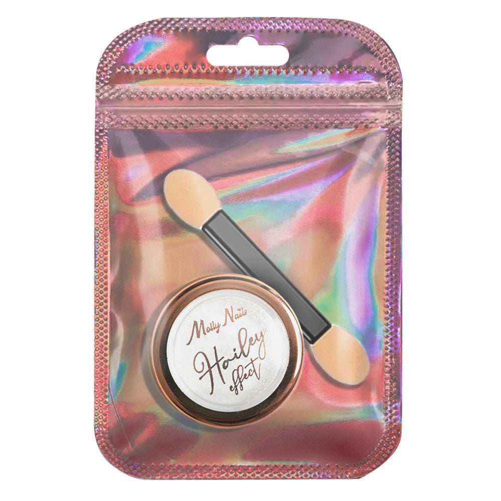Molly Nails Hailey Effect – perlamutrinio spindesio nagų pudra, 1 g Naguprieziura