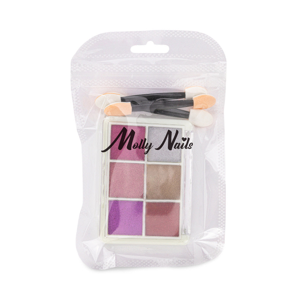Molly Nails Mirror Effect No. 4 – nagų pudra su veidrodiniu efektu, 6 spalvos Naguprieziura
