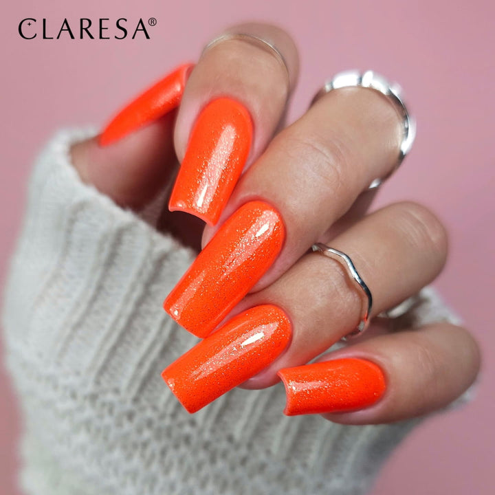Gelinis lakas CLARESA Funky disco 2 Orange pop