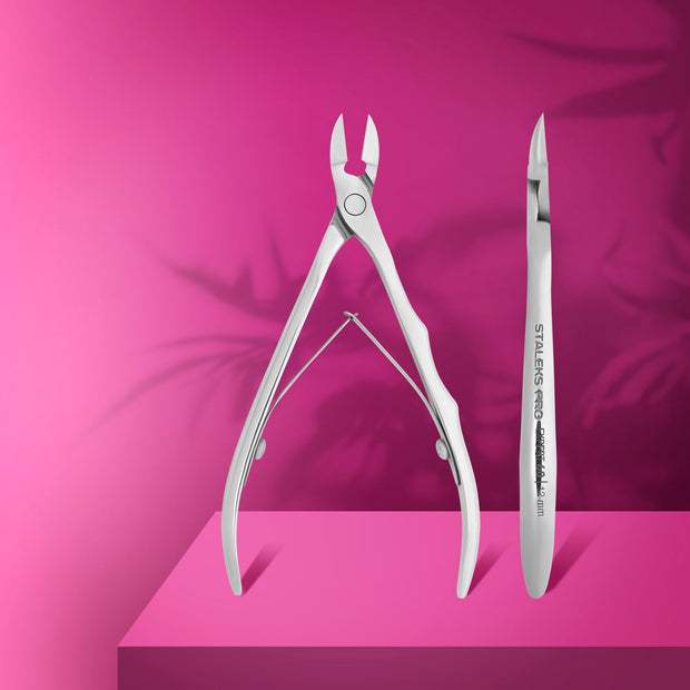 Manikiūro - pedikiūro žnyplutės nagams STALEKS PRO EXPERT 60, 12 mm
