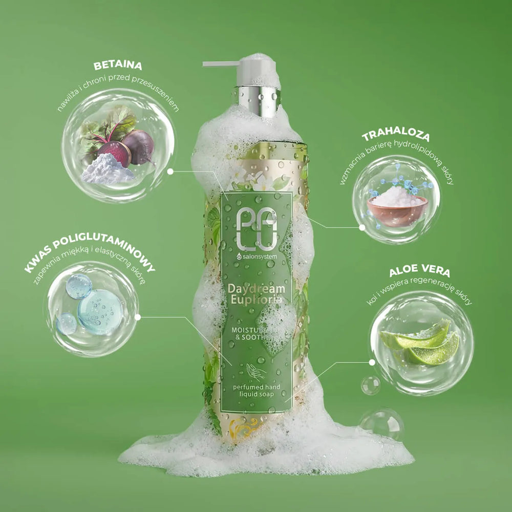 PALU Drėkinamasis ir raminamasis rankų muilas DAYDREAM EUPHORIA 400 ml Palu