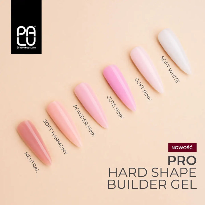 PALU PRO HARD SHAPE BUILDER GEL POWDER PINK 45g 4Mass