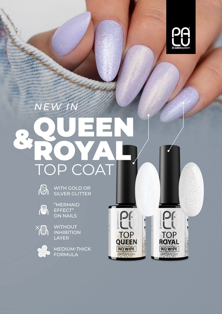 Gelinio lako viršutinis sluoksnis PALU TOP QUEEN NO WIPE 11 ml 4Mass