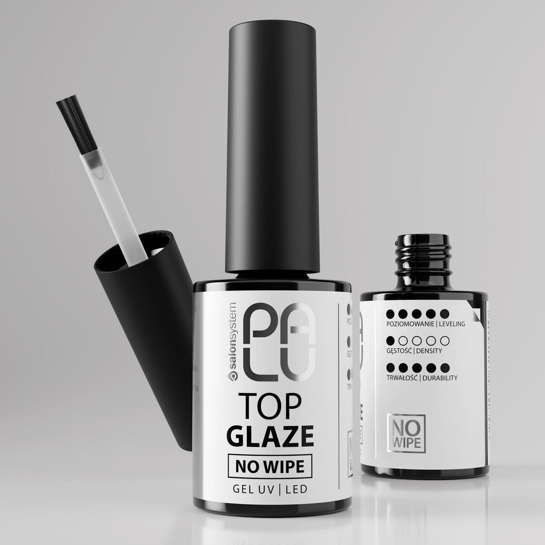 Gelinio lako viršutinis sluoksnis PALU TOP GLAZE NO WIPE 11 ml 4Mass