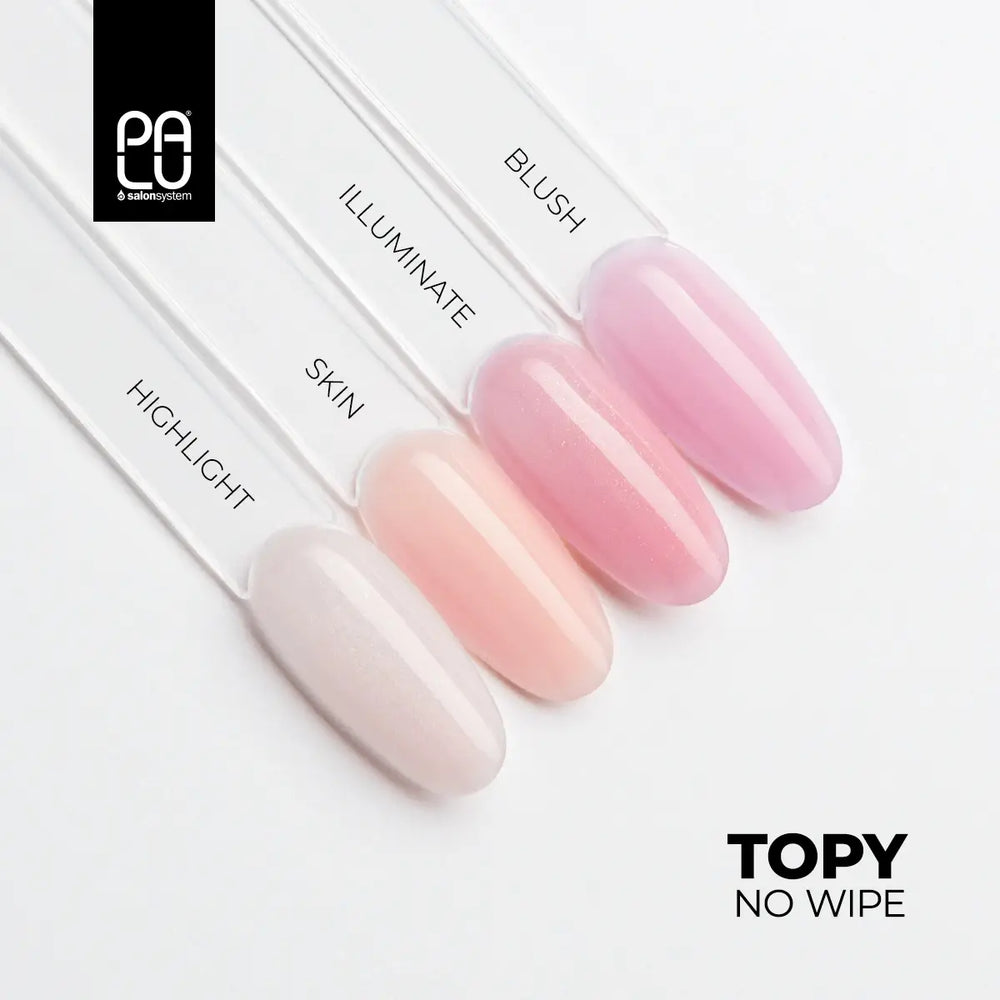 Palu Top Blush No Wipe – gelinio lako viršutinis sluoksnis be lipnumo 4Mass
