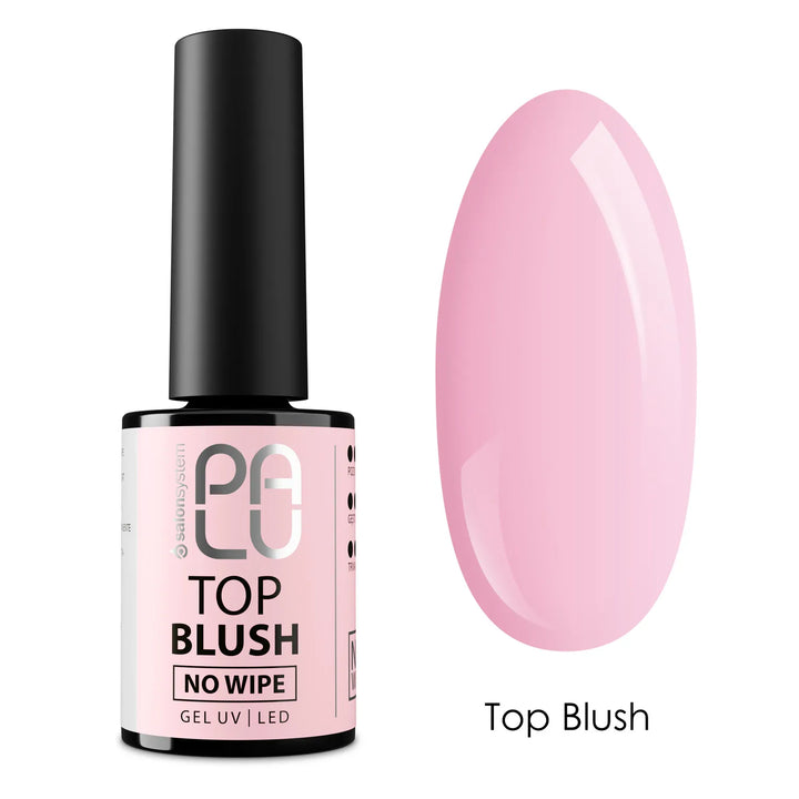Palu Top Blush No Wipe – gelinio lako viršutinis sluoksnis be lipnumo 4Mass