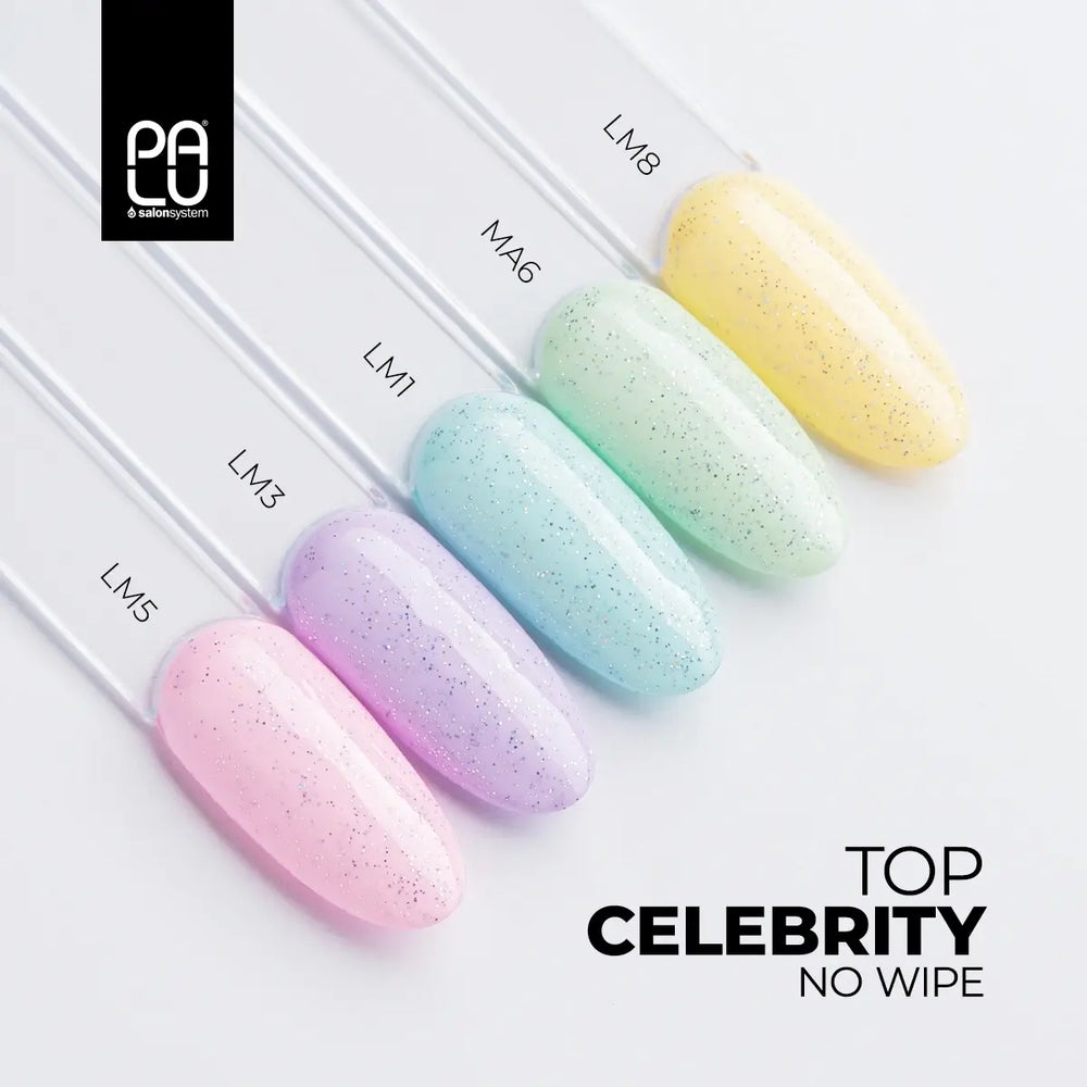 Palu Top Celebrity No Wipe – gelinio lako viršutinis sluoksnis be lipnumo 4Mass