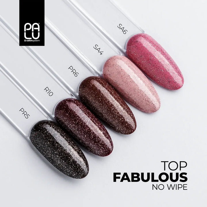 Palu Top Fabulous No Wipe – gelinio lako viršutinis sluoksnis be lipnumo 4Mass