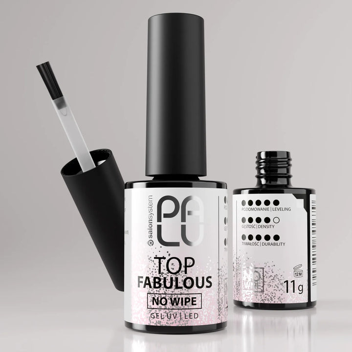 Palu Top Fabulous No Wipe – gelinio lako viršutinis sluoksnis be lipnumo 4Mass
