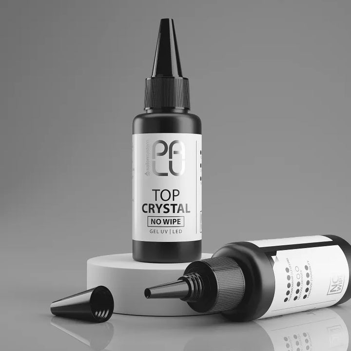 Gelinio lako viršutinis sluoksnis PALU TOP CRYSTAL NO WIPE 50 g 4Mass