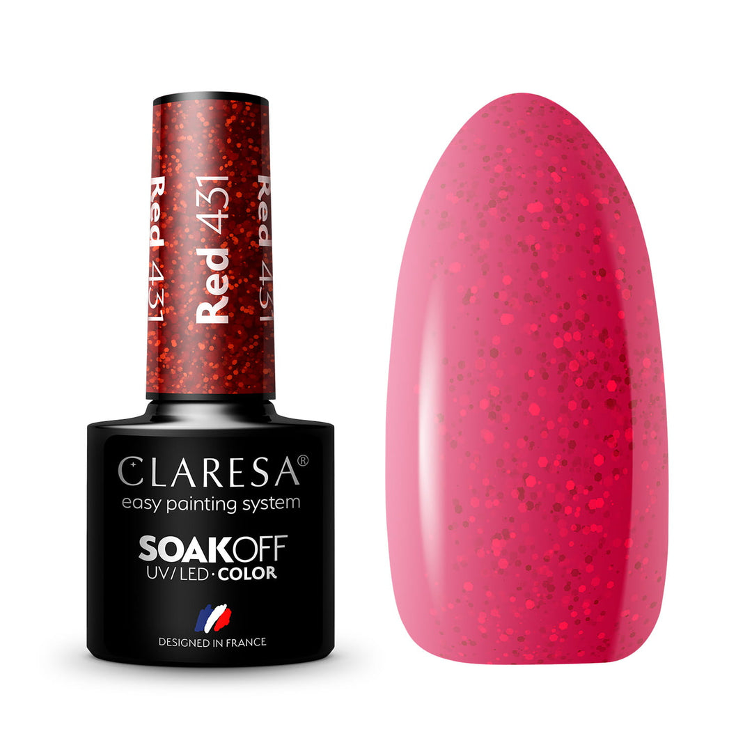 Gelinis lakas CLARESA RED 431