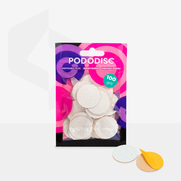 Abrazyvai podo diskui STALEKS PRO 100 gritų 25 mm Staleks