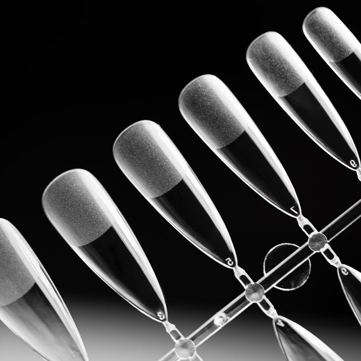 VIRŠUTINĖS FORMELĖS NAGŲ PRIAUGINIMUI Flexi Tips Molly Nails Migdolas