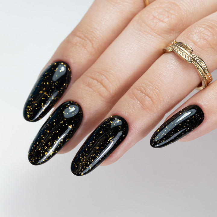 Gelinio lako viršutinis sluoksnis Top Drop Flakes 24 Carat NTN Premium 7 g
