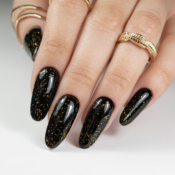 Gelinio lako viršutinis sluoksnis Top Drop Flakes 24 Carat NTN Premium 7 g